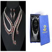 INS Wind Zircon Necklace Earring Set – Jewelry Gift Ideas — 2