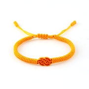 Hand Braided Double Money Knot Bracelet – Jewelry Gift Ideas — 4