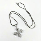 925 Silver Cross Vajra Pestle Five Pendant Men's – Jewelry Gift Ideas — 9