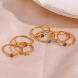 Fashion Simple And Light Luxury Birthday Ring – Stylish Gifts — 15