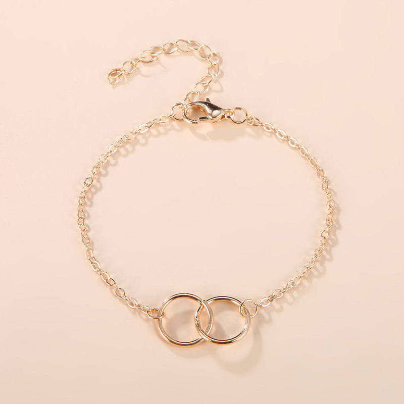 Hand Jewelry Metal Ring Bracelet – Jewelry Gift Ideas — 1