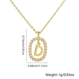 26 Letters Pendant Necklace Light Luxury – Jewelry Gift Ideas — 14