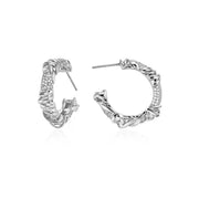 Women's Metal Woven Twisted Curling Earrings – Gifts for Her — 5