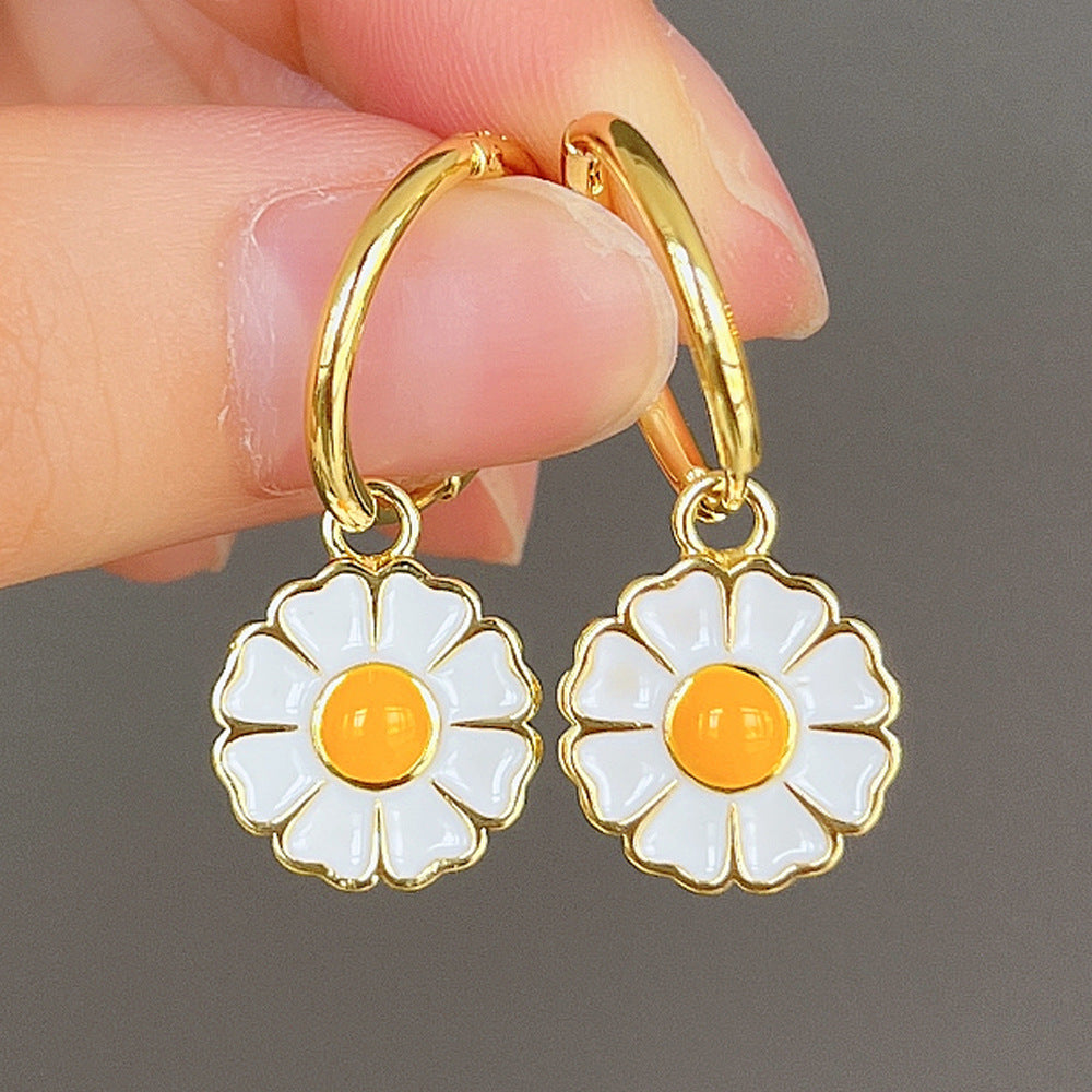 Fashion Flower Ear Buckle Creative Eggflower – Stylish Gifts — 1