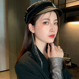 Women's Super Long Diamond-studded Exaggerated Tassel – Gifts for Her — 4
