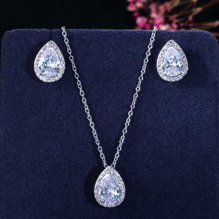 Fashion New Style Pendant Earring Set Chain AAA – Jewelry Gift Ideas — 1
