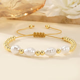 White Thread Diamond Pearl Bracelet – Jewelry Gift Ideas — 3