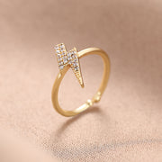 Double Layer Zircon Female Simple Ring Opening – Gifts for Her — 18
