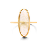 Vintage Natural Gold Hair Crystal Ring – Beauty Gifts — 5