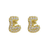 18K Brass Balloon Bubble Zircon Small Size Stud – Birthday Gifts — 9