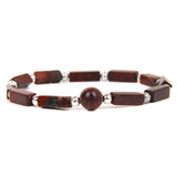 Women's Natural Amethyst Square Bead Bracelet – Jewelry Gift Ideas — 8