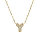 Brass 18K Inlaid Zirconium 26 English Small – Jewelry Gift Ideas — 18