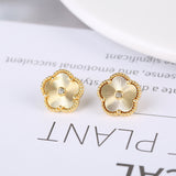 Gold Flower Bracelet Ring Earrings Women's – Jewelry Gift Ideas — 9