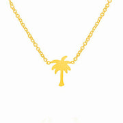 Stainless Steel Tropical Women Palm Tree Coconut – Jewelry Gift Ideas — 4