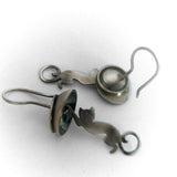 Vintage Niche Design Silhouette Cat Earrings – Cat Lover Gifts — 2