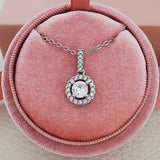 Exquisite Round Necklace Women's White Gold – Jewelry Gift Ideas — 2
