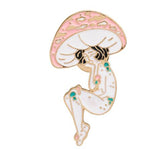 Red Mushroom Girl Alloy Drip Brooch – Jewelry Gift Ideas — 2