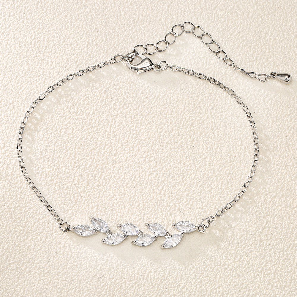 Willow Leaf Branch Bracelet Exquisite Temperament – Jewelry Gift Ideas — 1