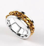 Titanium Steel Chain Rotatable Ring Niche – Unique Gift Ideas — 9