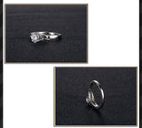 Simple Four-claw Diamond Two Sides Hollow Air Quality – Gifts for Her — 3