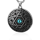 Demon Eye Circle Vintage Round Jewelry Pendant – Jewelry Gift Ideas — 6