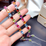 Women's Simulation Rainbow Colorful Tourmaline – Jewelry Gift Ideas — 4
