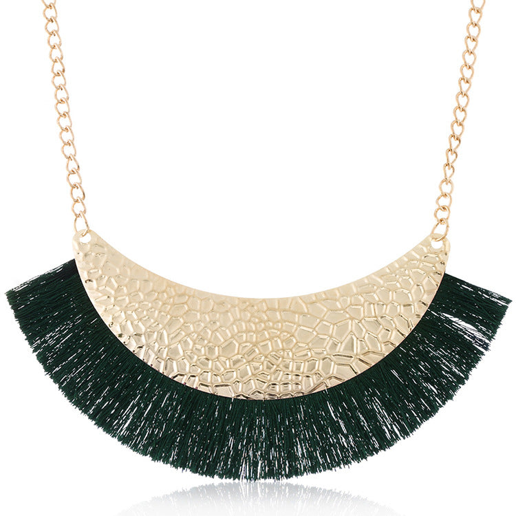 Folk Style Tassel Necklace Female – Jewelry Gift Ideas — 1