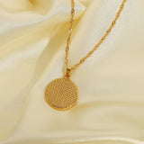Men's And Women's Pendant Necklace Round Eight – Jewelry Gift Ideas — 6