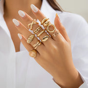 Niche Fashion Design Geometric Ring – Stylish Gifts — 18
