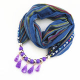 Acrylic Water Drop Beads Necklace Pendant Women's – Jewelry Gift Ideas — 11
