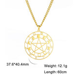 Fashion Simple Hollow Pentagram Necklace – Jewelry Gift Ideas — 9
