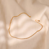 18K Real Gold Fashion Commuter Clavicle Necklace – Jewelry Gift Ideas — 1