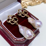 Natural Baroque Shaped Pearl Earrings – Meaningful Gifts — 4