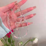 Color Bow Beaded Necklace Female Flower Short – Jewelry Gift Ideas — 2