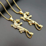 Stainless Steel Gold-plated Diamond Green Eye – Jewelry Gift Ideas — 5