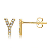 Fashion Trend Small Letter Ear Studs – Stylish Gifts — 17