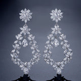 Fashion Exaggerated Wreath Zircon Earrings – Stylish Gifts — 7