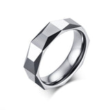 Men's All-match Rhombus 5.5MM Tungsten Steel Ring – Gifts for Him — 7