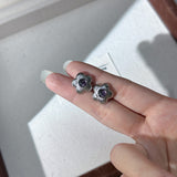 Fashion Craft Purple Flower Earrings – Stylish Gifts — 6