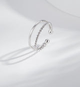 S925 Sterling Silver Double Layer Fried Dough Twists – Gifts for Her — 4
