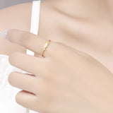 Women's 925 Sterling Silver 18K Gold Plated Ring – Gifts for Her — 3
