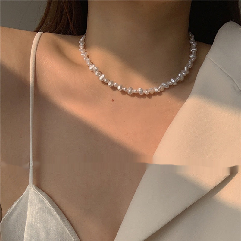 Pearl Necklace Retro Clavicle Chain For Women – Jewelry Gift Ideas — 1