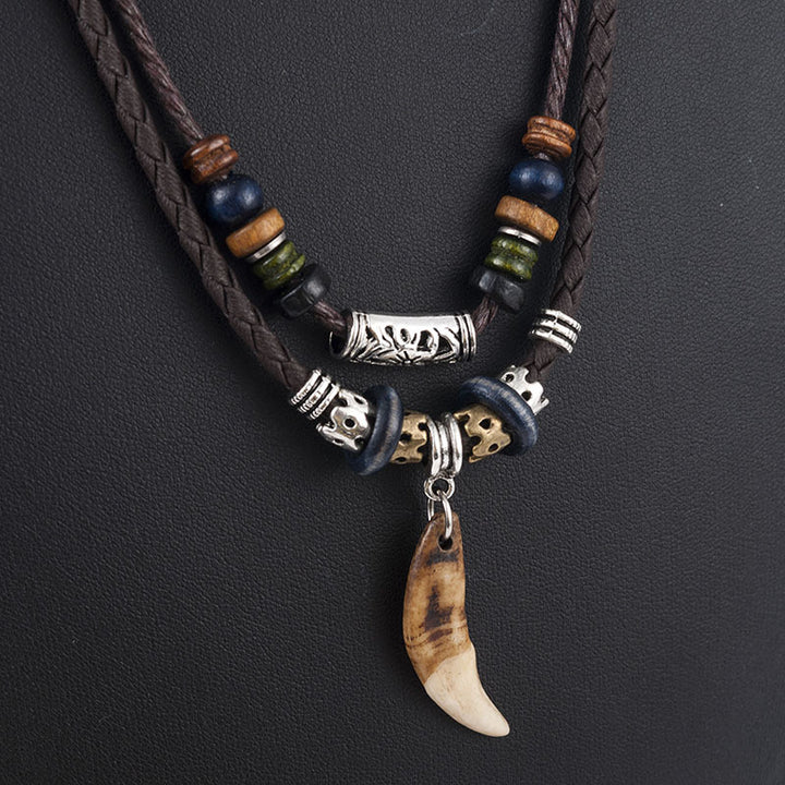 National Style Woven Beaded Necklace Retro – Jewelry Gift Ideas — 1