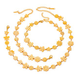 Women's 18K Gold Little Daisy Earrings – Gifts for Her — 4