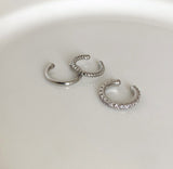 Simple And Versatile Zirconium Diamond Metal Ear Clip – Useful Gifts — 6