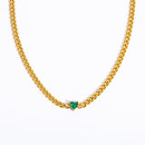 Heavy Industry Cuban Chain Love Necklace – Jewelry Gift Ideas — 16
