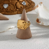 Retro Style Lava Irregular Pattern Ring – Stylish Gifts — 5