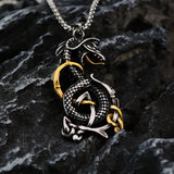 Vintage Men's Stainless Steel Pendant Viking – Jewelry Gift Ideas — 15