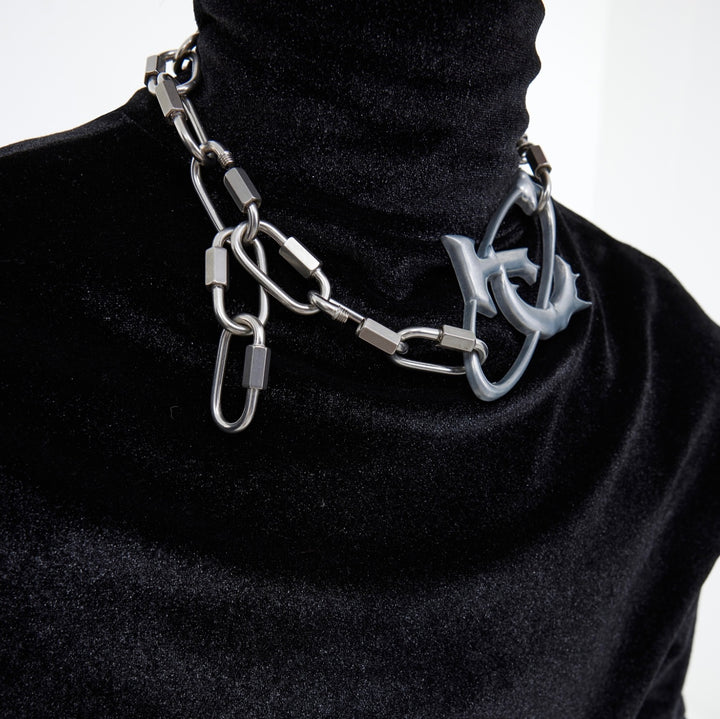 Original Niche Heavy Industry Metal Lock Necklace – Jewelry Gift Ideas — 1