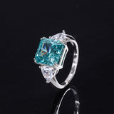S925 All-body Silver High Carbon Diamond Ring – Holiday Gift Ideas — 5
